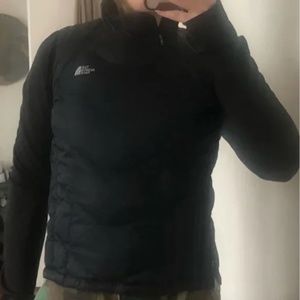 THE NORTH FACE Black Puffer Jacket / Sweater | S